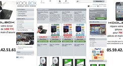 Desktop Screenshot of koolbox.fr